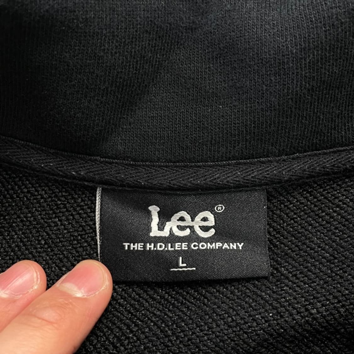 100 LEE 반버튼 카라 맨투맨  상품이미지3