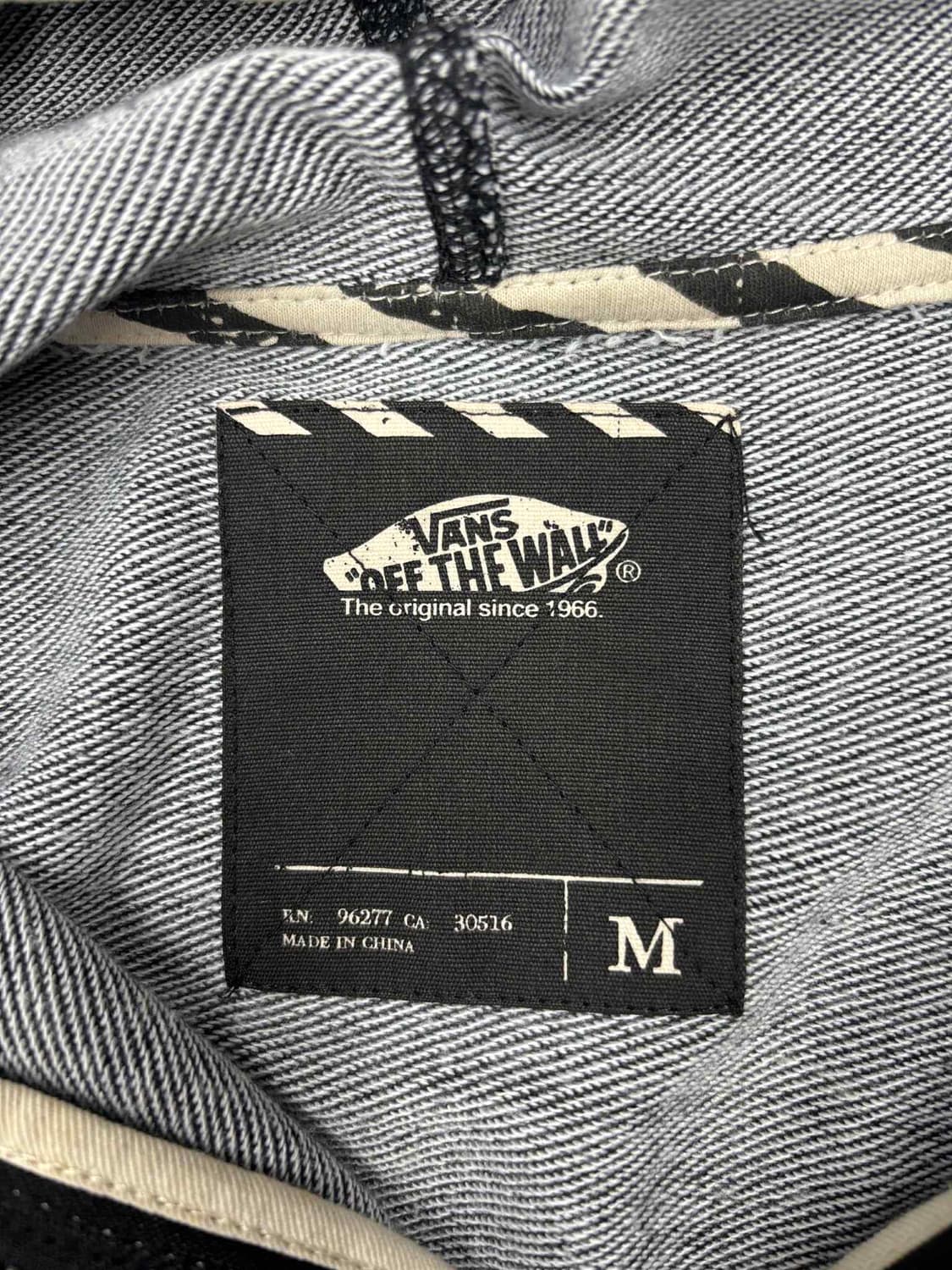 반스 그레이 스웻 후드집업 희귀져지(M) 상품이미지4