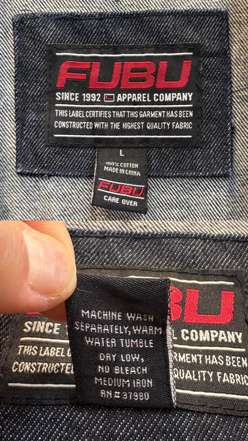 후부 프린팅 코팅 데님자켓 상품이미지10