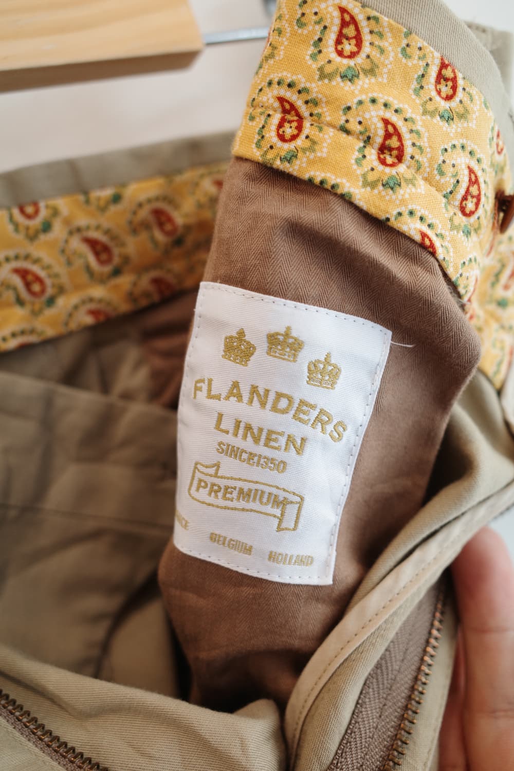 J.PRESS 제이프레스 코튼&리넨 치노팬츠 (34인치) 상품이미지4