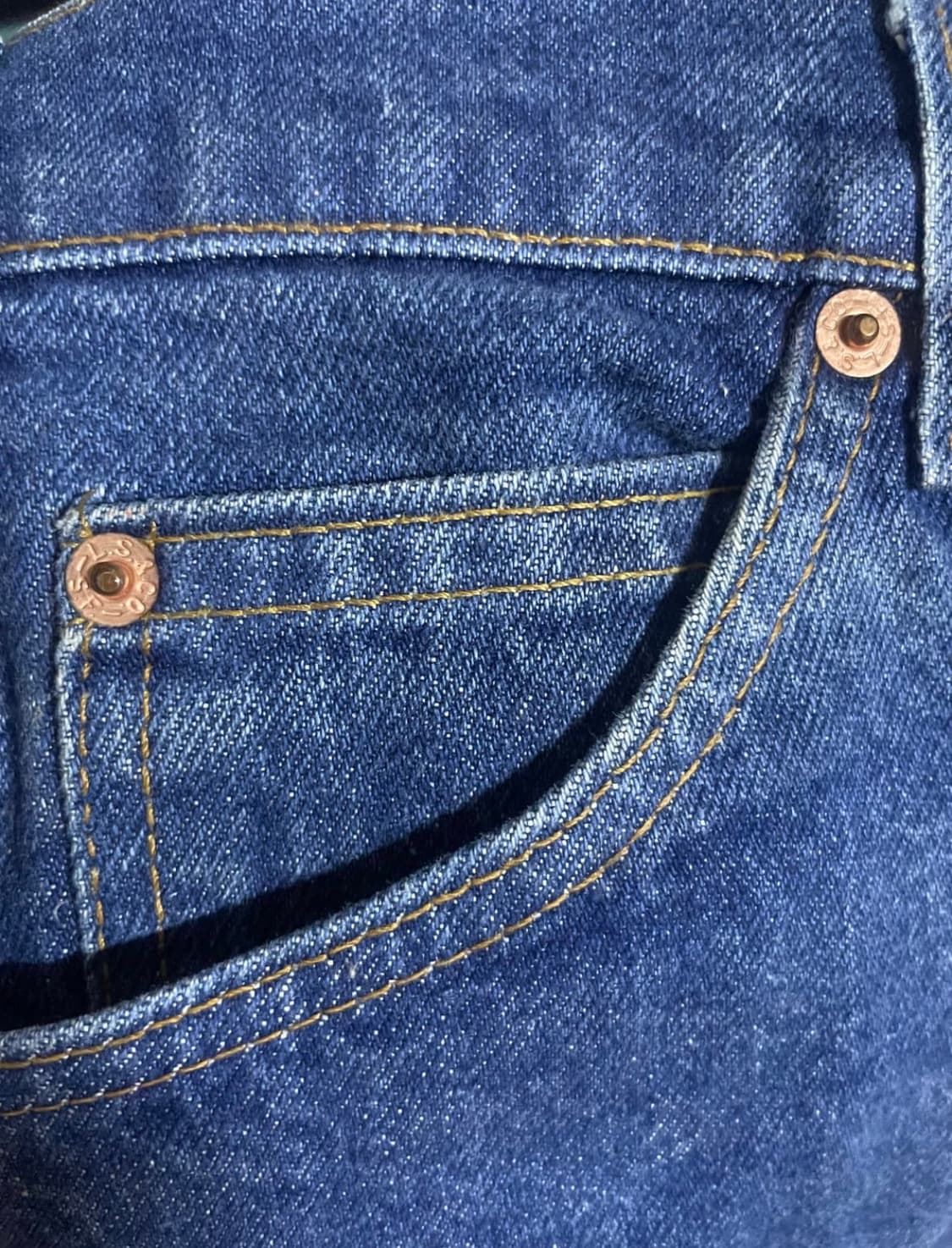 [36x34] 80's 리바이스 517 오렌지택 부츠컷 데님 상품이미지4