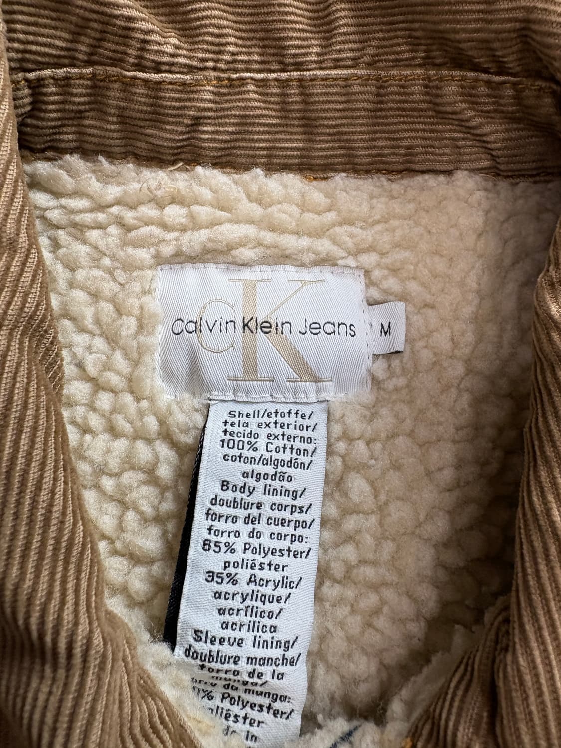 캘빈클라인 코듀로이 카라 데님 트러커 워크 자켓 3412 상품이미지4