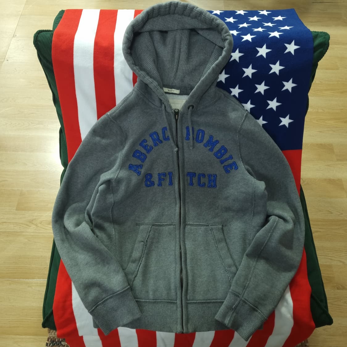 아베크롬비 그레이 후드집업 상품이미지1