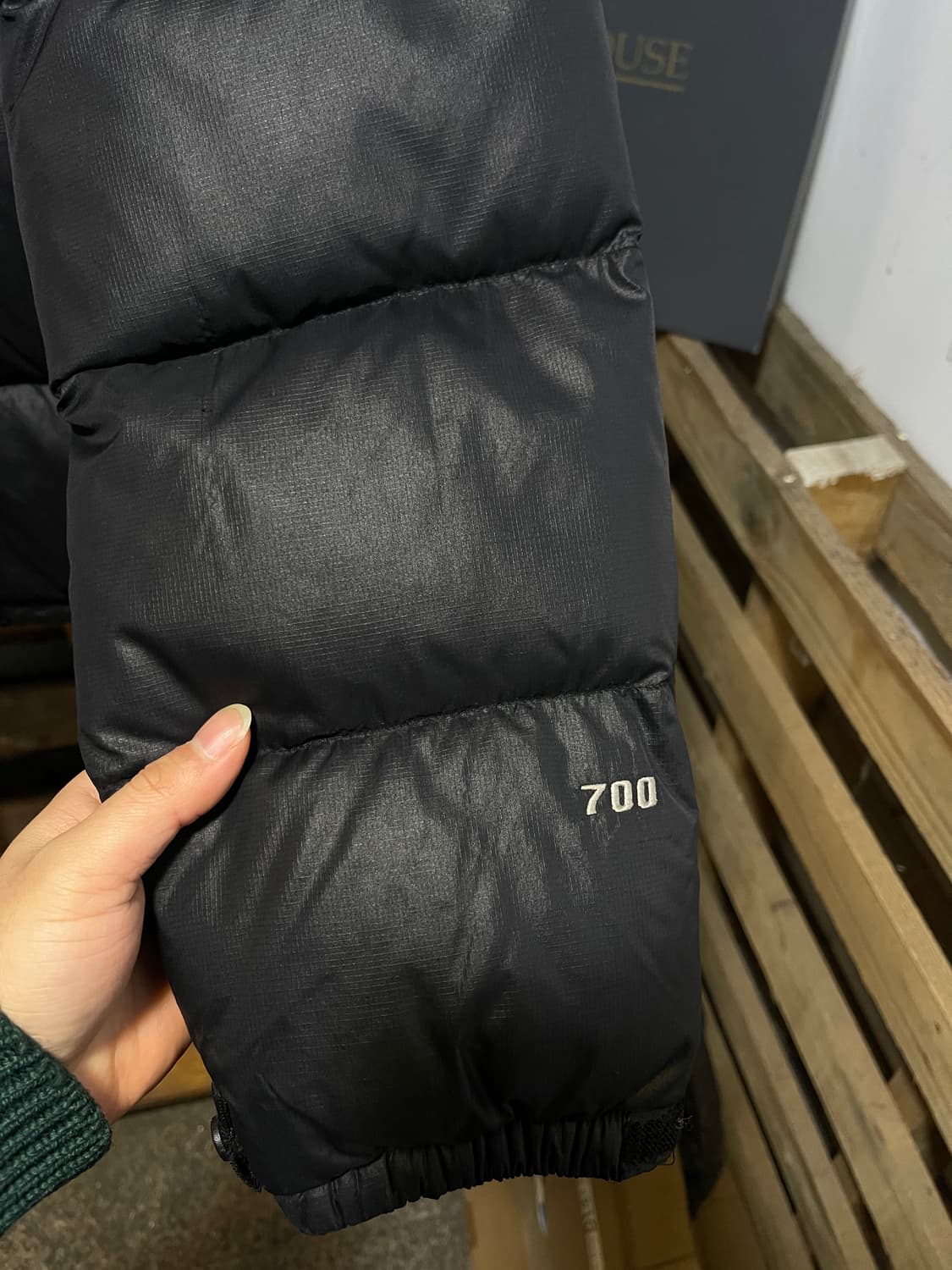 노스페이스 눕시 700 블랙 상품이미지3