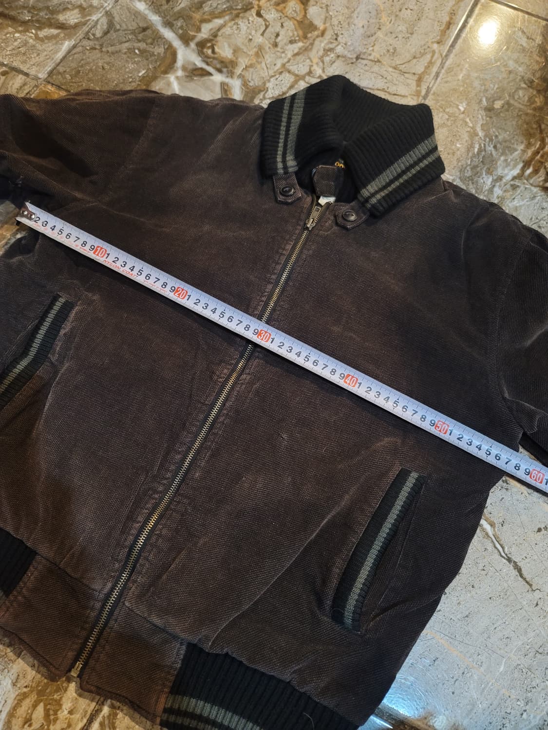 90's~ 울리치 다크브라운 봄버자켓 상품이미지5