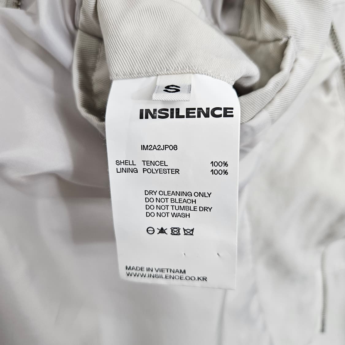 인사일런스 드레이프 플라이트 블루종 S 크림 상품이미지7