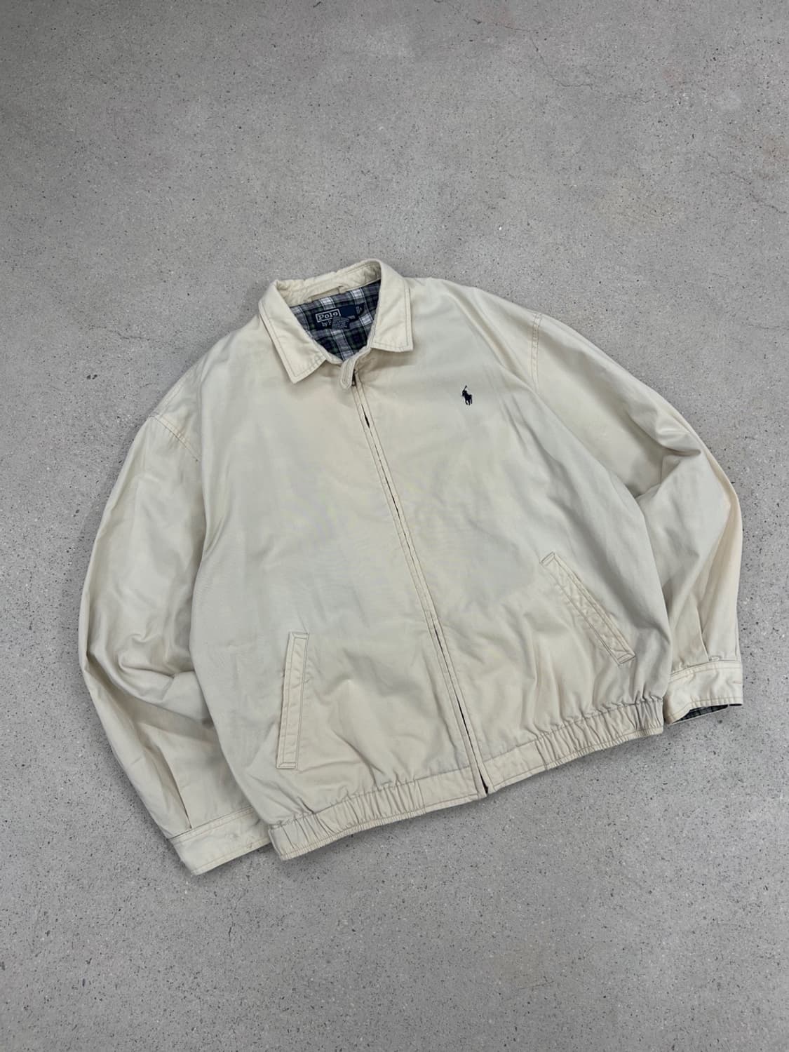 폴로 랄프로렌 체크라이닝 해링턴 자켓  상품이미지3