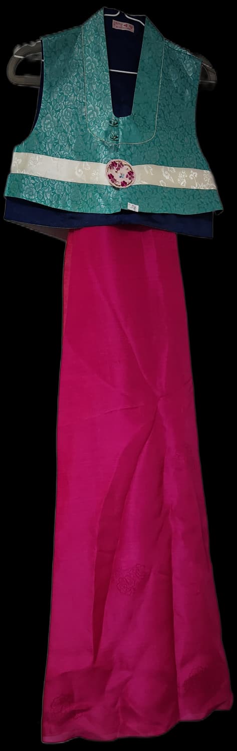 여성 한복세트 핑크 치마  160/55~66 상품이미지7