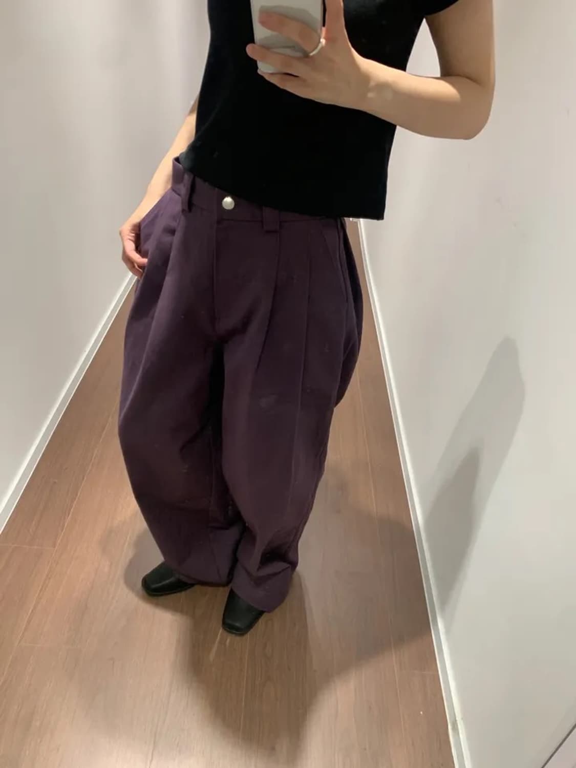 와이드 투턱 슬랙스 상품이미지2