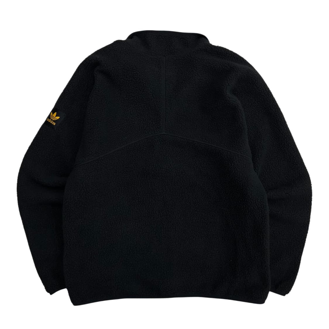 아디다스 옐로우배색 뽀글이 집업 2XL 상품이미지3