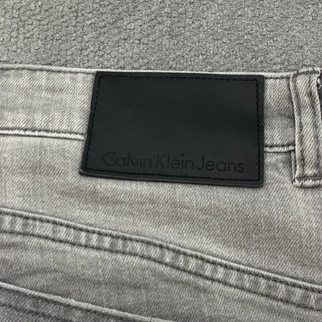 캘빈클라인 CK 그레이 디스워싱 데미지 청바지 상품이미지6