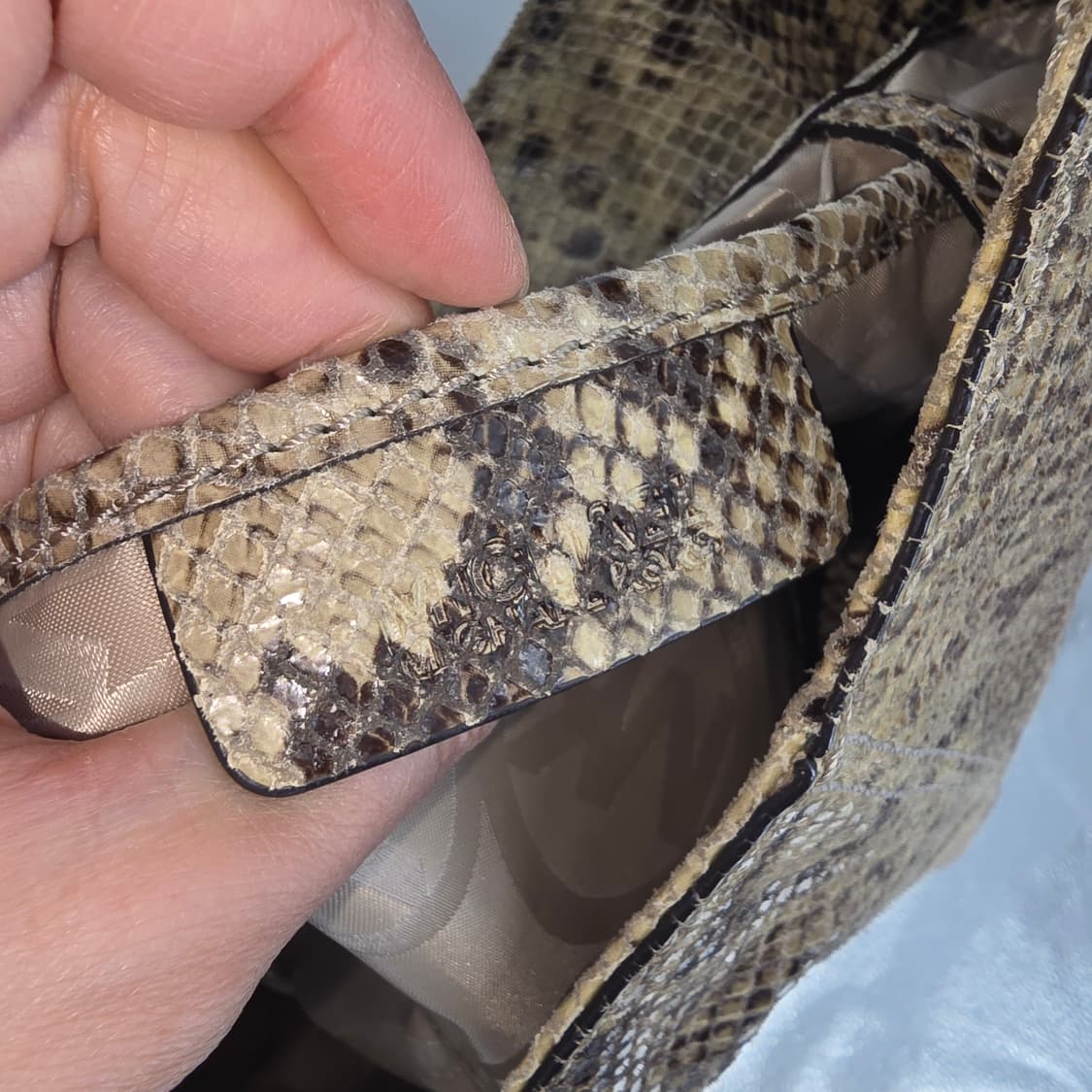 MICHAEL KORS 파이톤 호보백 상품이미지9