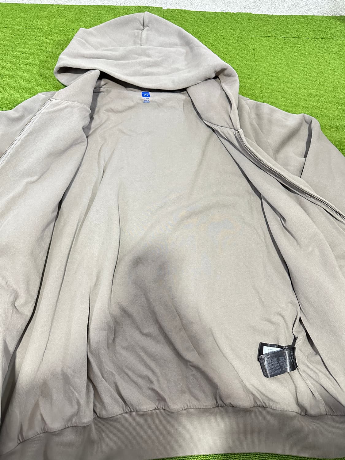 Yeezy 갭 후드집업 XL 그레이 칸예 이지 상품이미지3