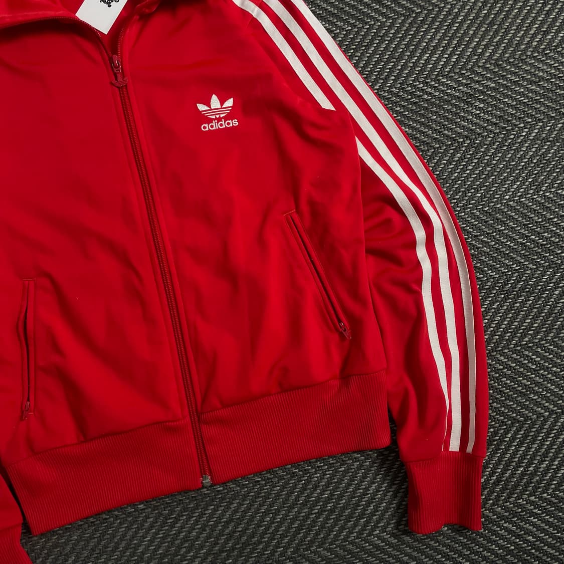 아디다스 우먼스 파이어버드 트랙탑 레드o 3773 상품이미지3