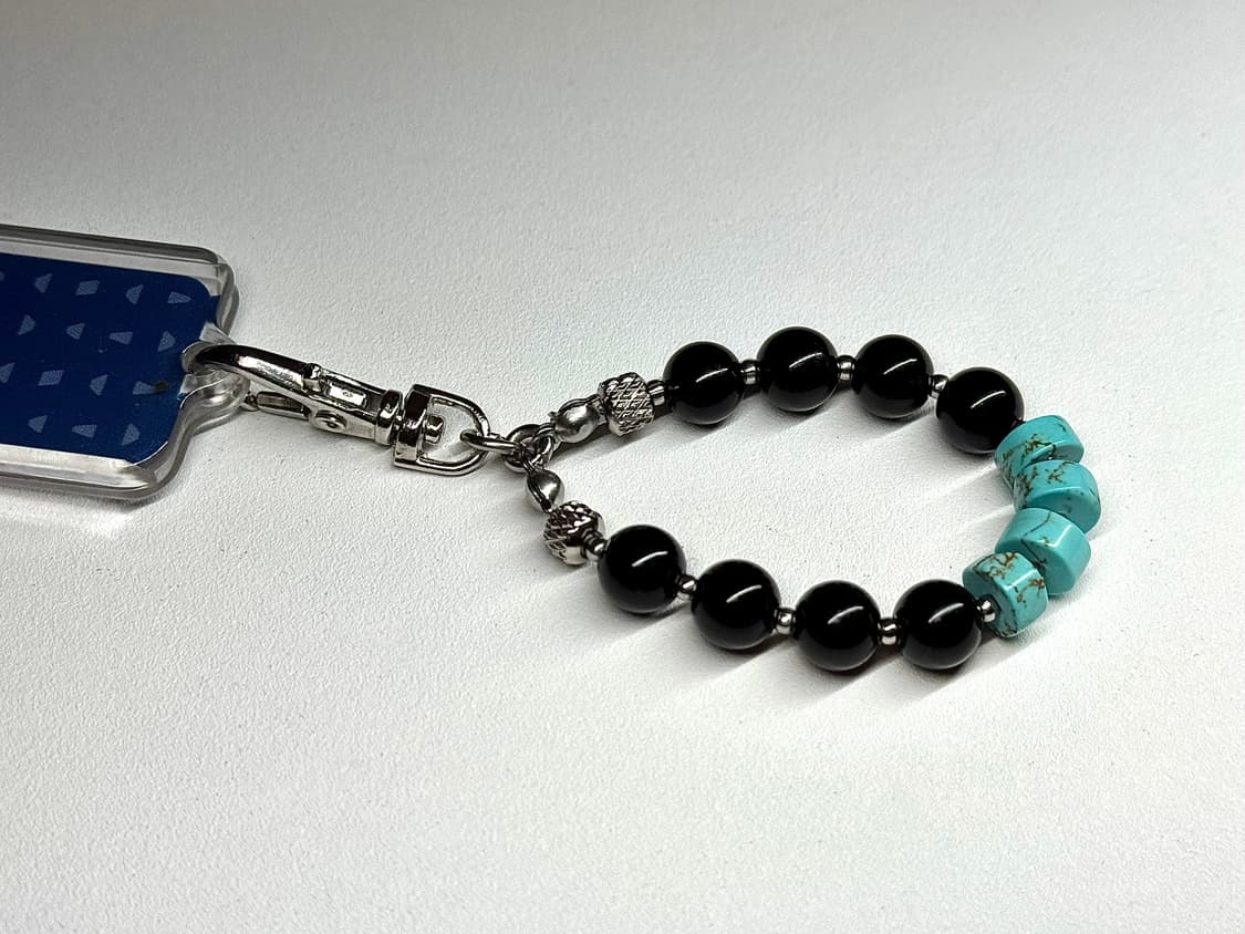 (핸드메이드) 천연석 터키석 키링 상품이미지4