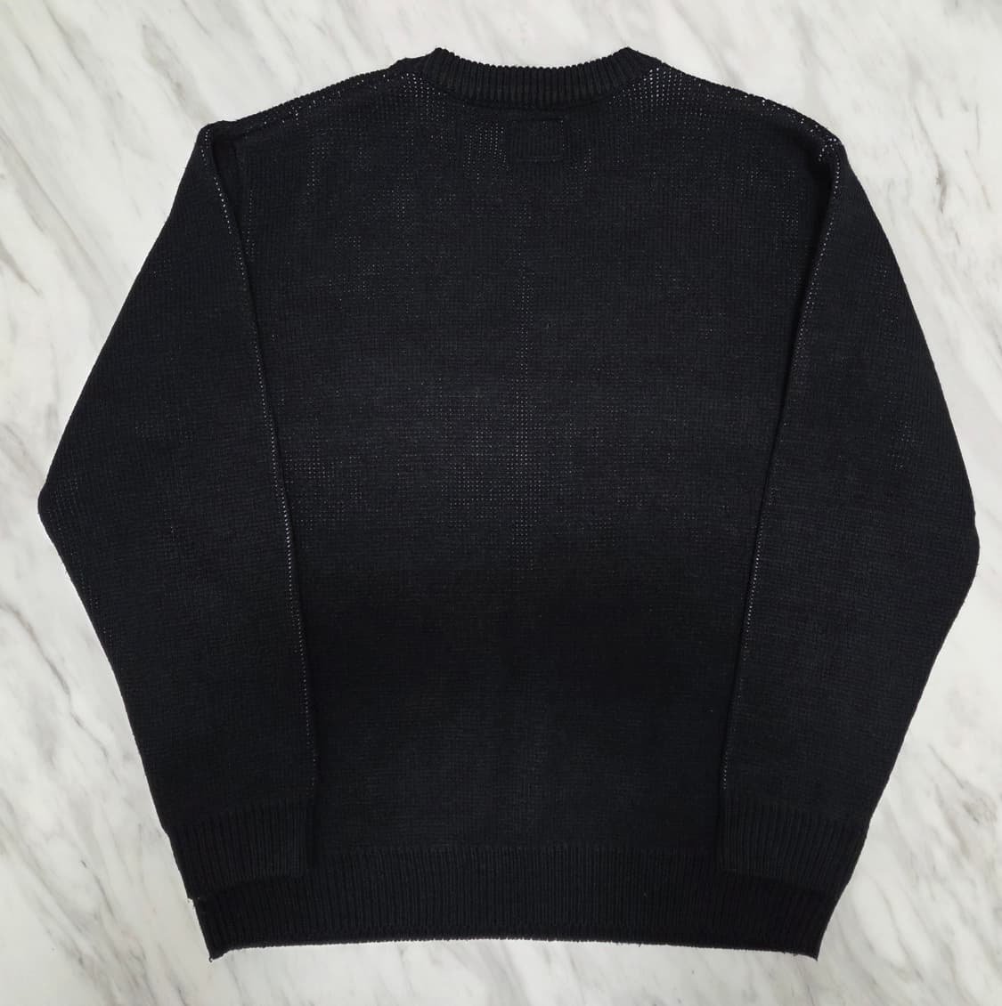 나이키 x 슈프림 스우시 스웨터 블랙 상품이미지2