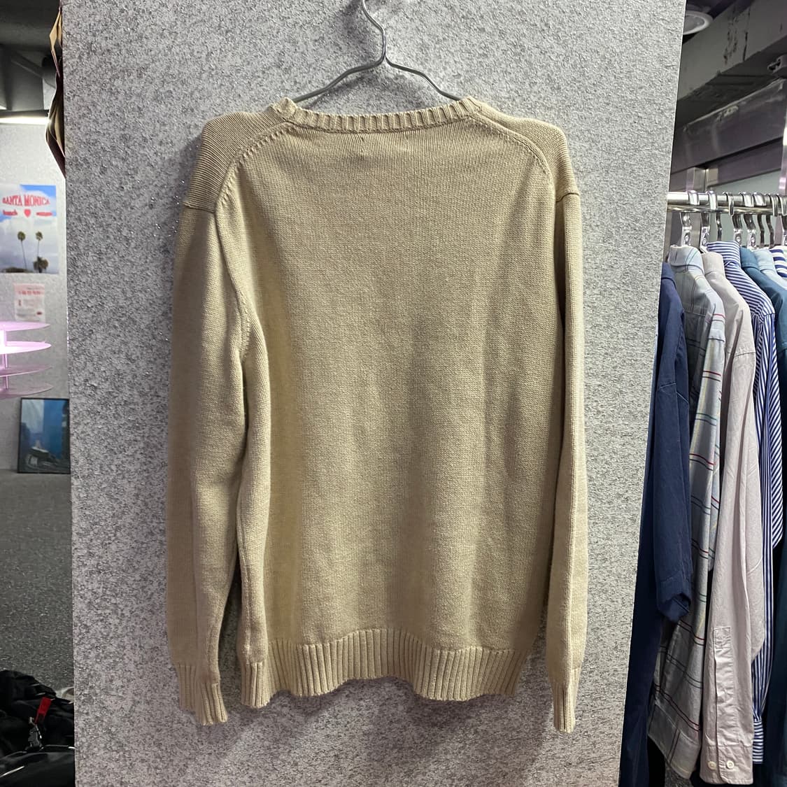 폴로 랄프로렌 신형 qr 네이비포니 베이지 니트 B4203  상품이미지4