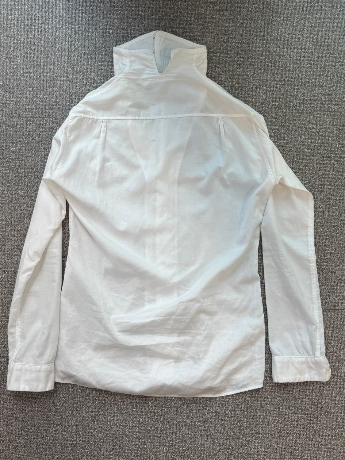 캐피탈 빅 카라 화이트 셔츠 0 상품이미지5