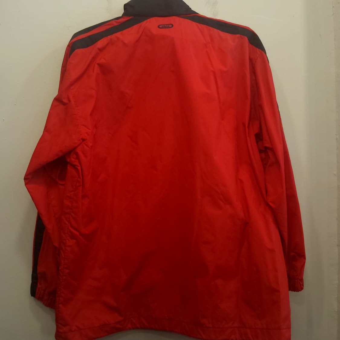 아디다스 레드 삼선 올드 자켓 바람막이 상품이미지5