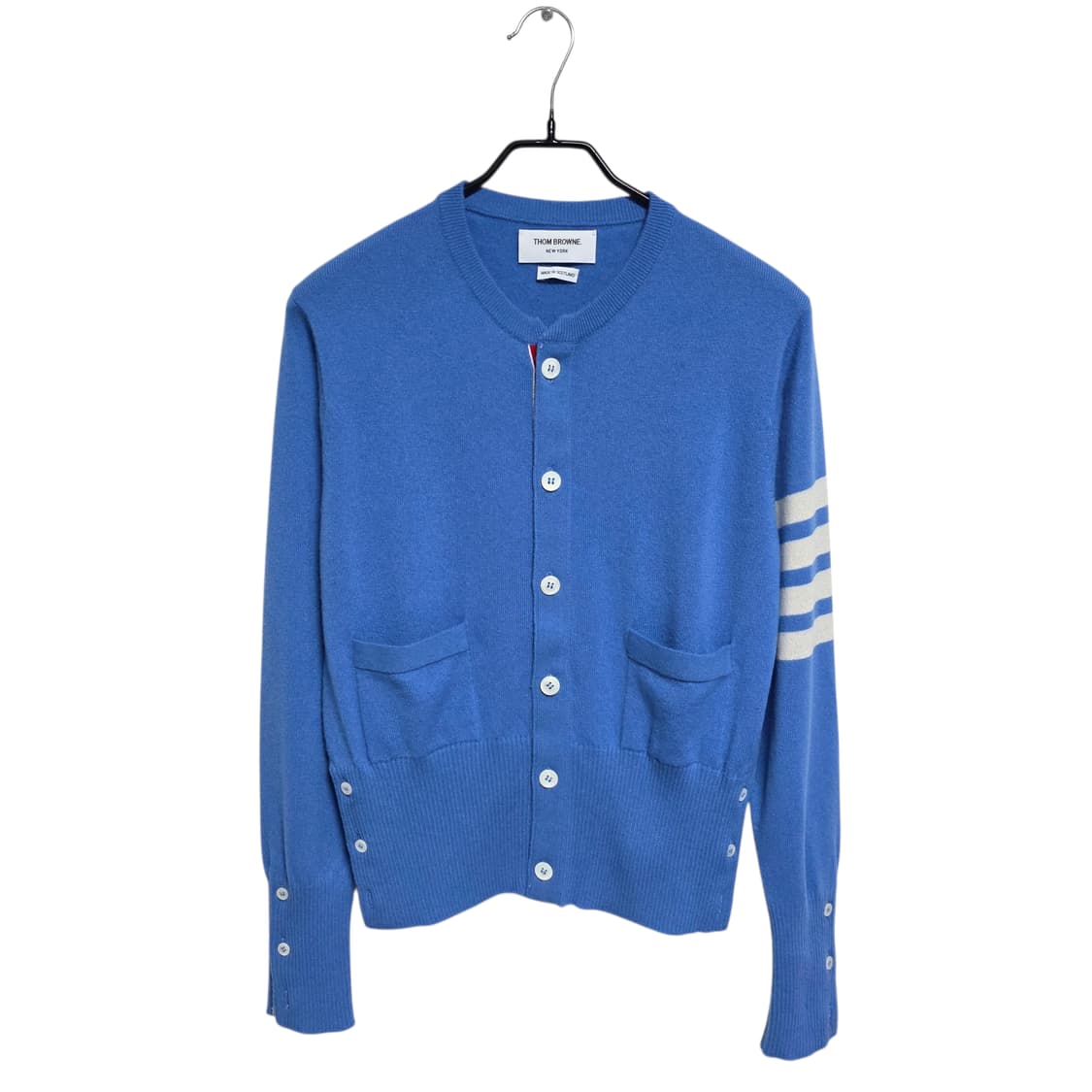 톰브라운 4바 캐시미어 라운드넥 가디건 상품이미지1