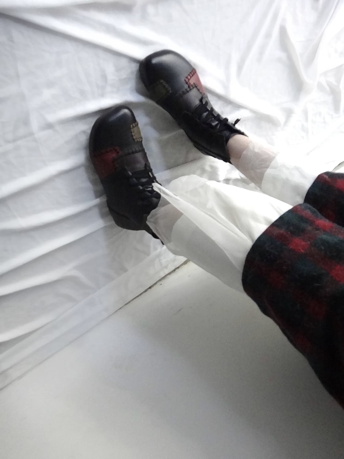 Patch high moc shoes / black 상품이미지4