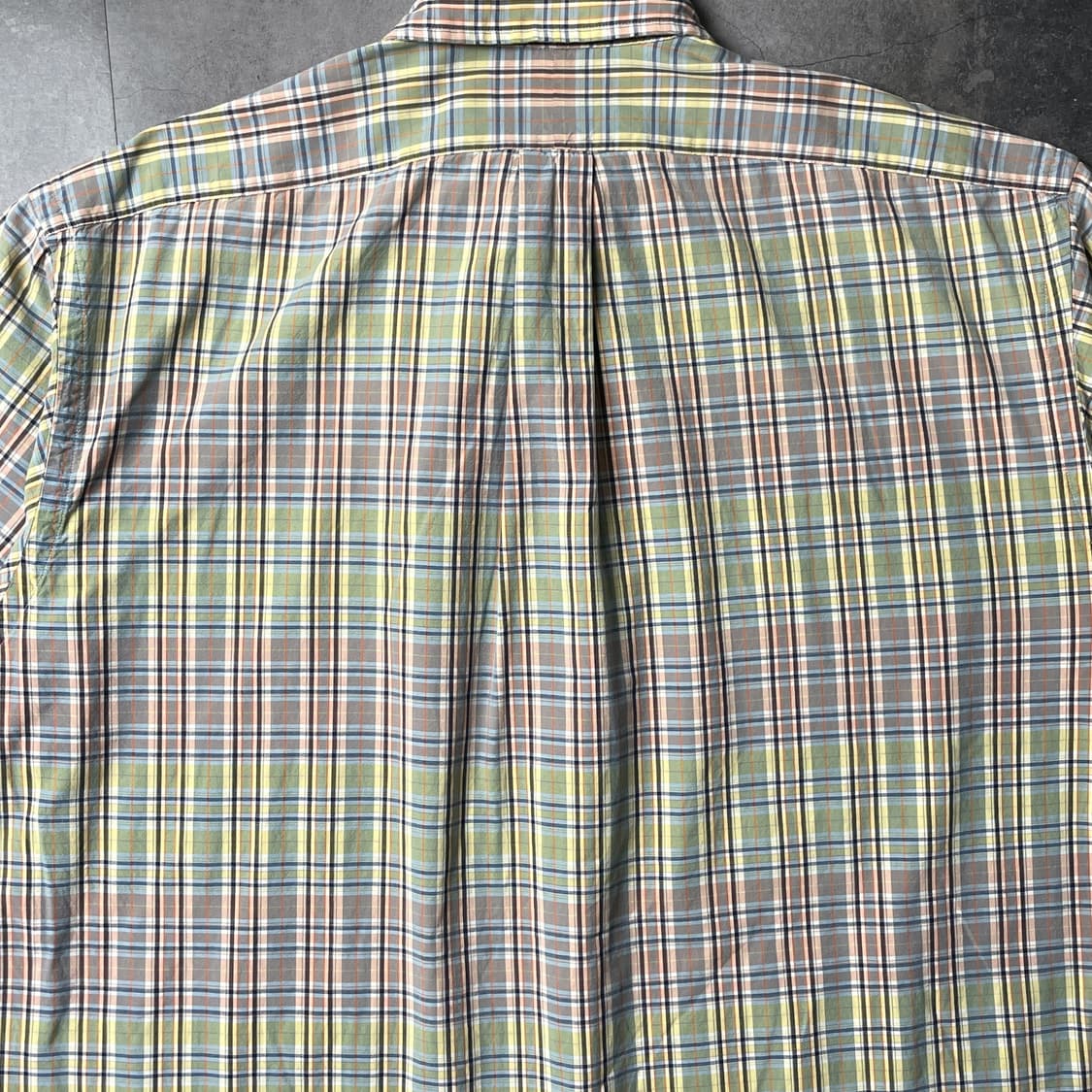 RALPH LAUREN 90s 랄프로렌 체크 코튼 반팔셔츠 A01208 상품이미지7