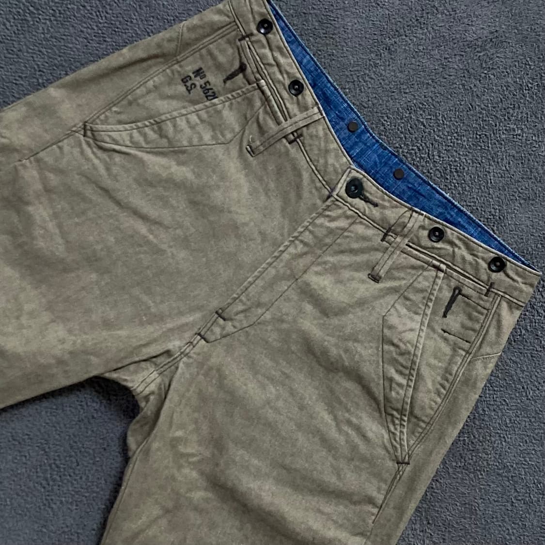 지스타로우 로우 코튼팬츠 상품이미지3