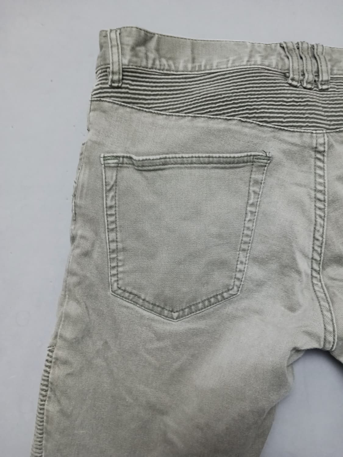 [34] 발망 워싱 카키 치노 바이커 팬츠 상품이미지8