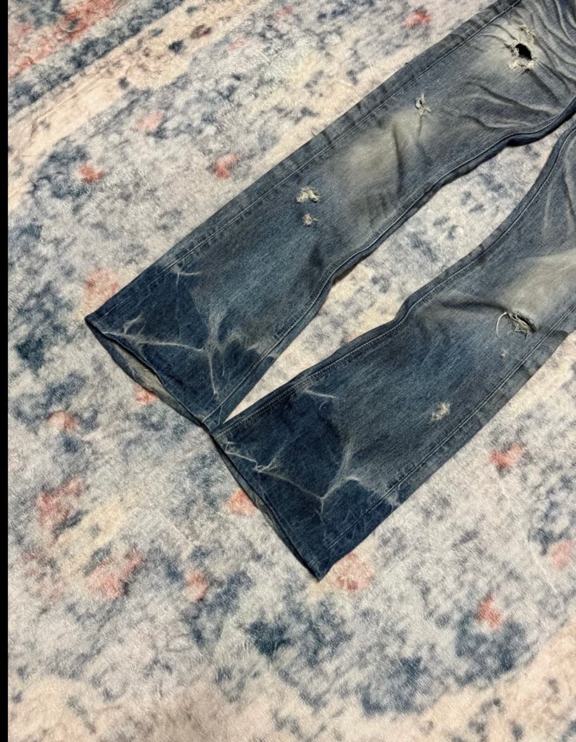 Fuga 00s archive whisker boot cut denim 상품이미지6