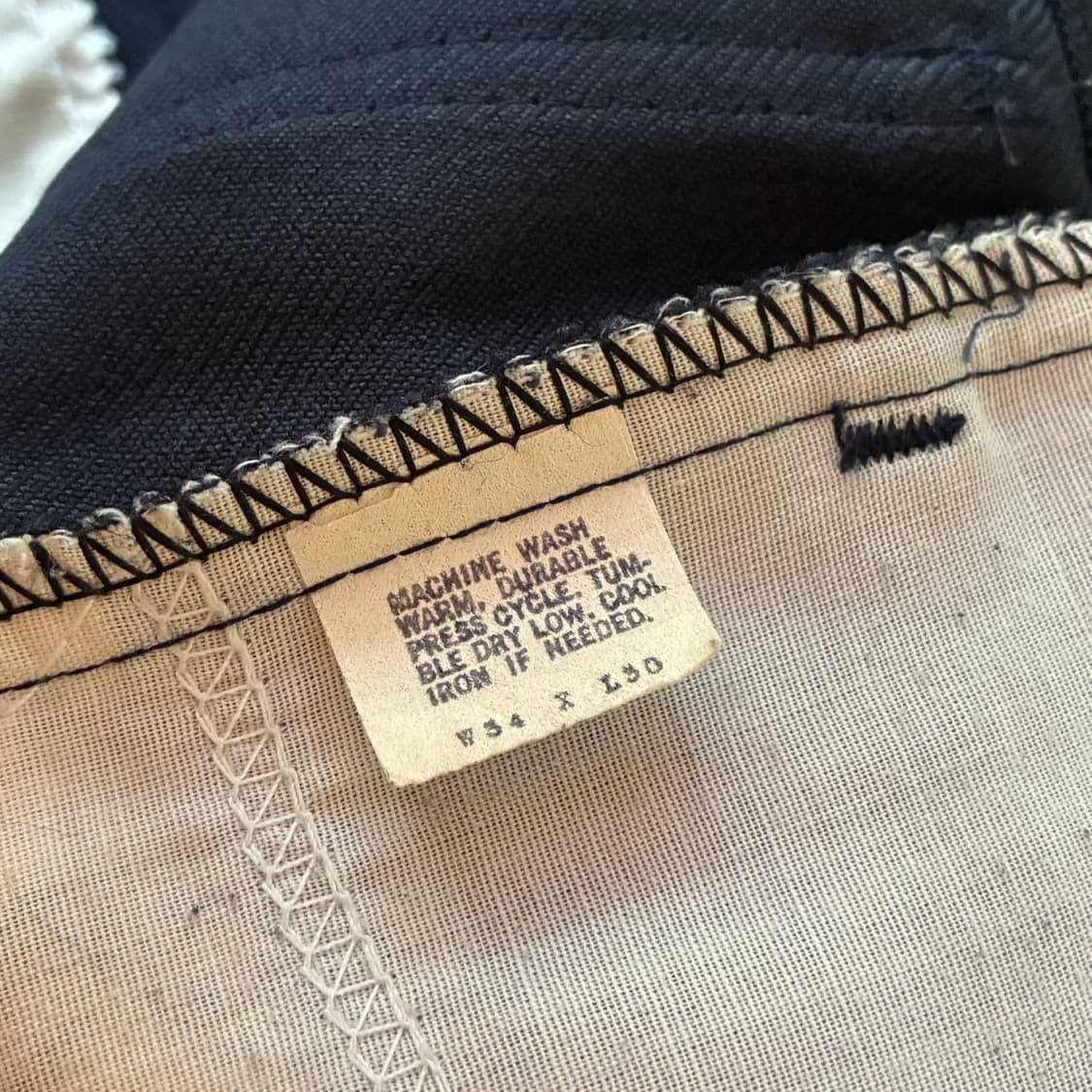 80s Levi’s STA-PREST Navy Bootcut Pants 상품이미지6