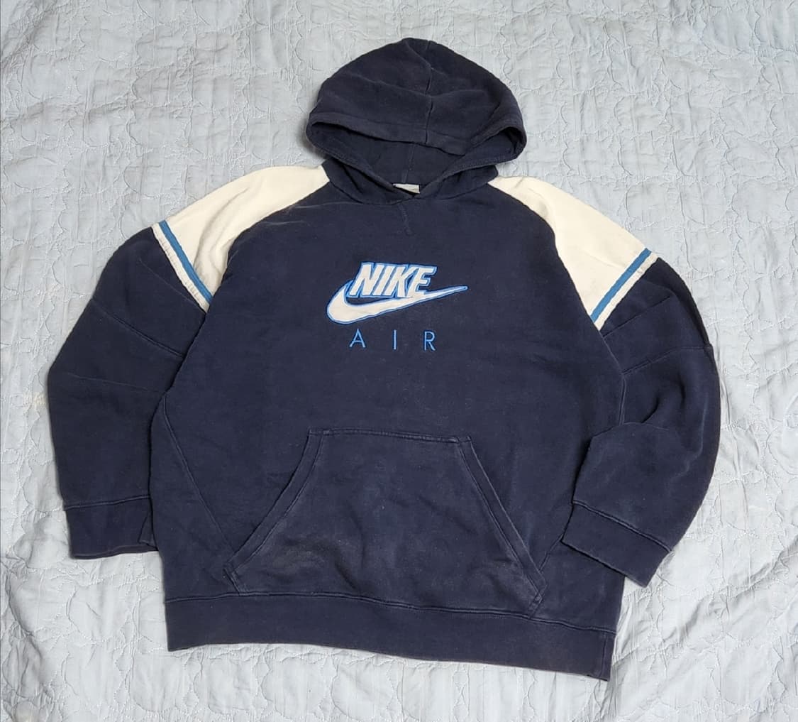 나이키 AIR 빅로고 자수로고 올드스쿨 후드티 상품이미지1