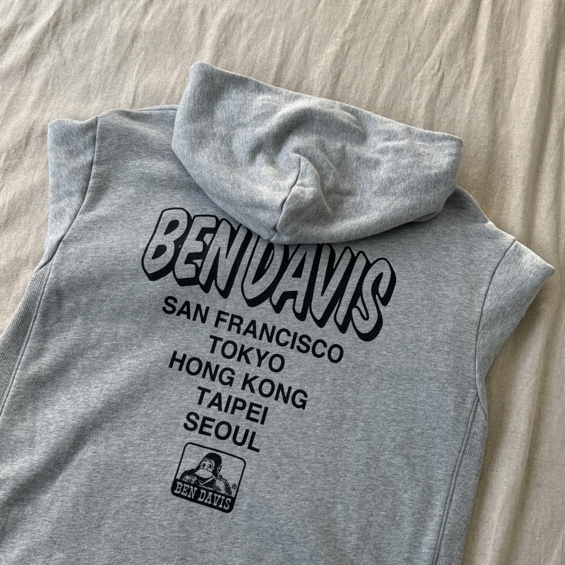 벤데이비스 재팬 월드투어 백로고 후드 L 상품이미지5