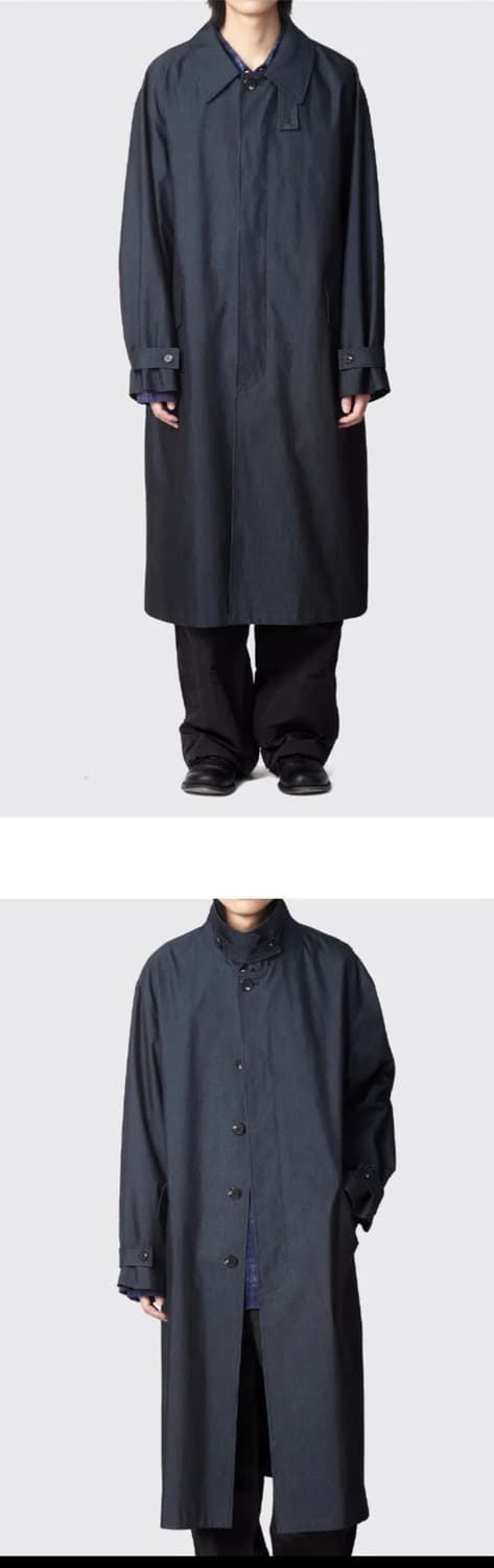해칭룸 Reporter Coat Stone Indigo 3size 상품이미지3