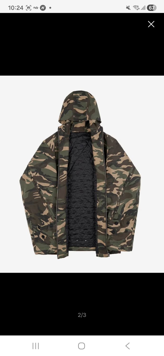 선데이오프클럽 카모 집업 점퍼 사이즈 1 상품이미지2