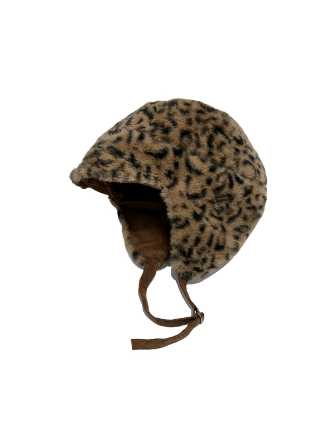 빈티지 리버서블 호피 레오파드 이어플랩 트루퍼 상품이미지2
