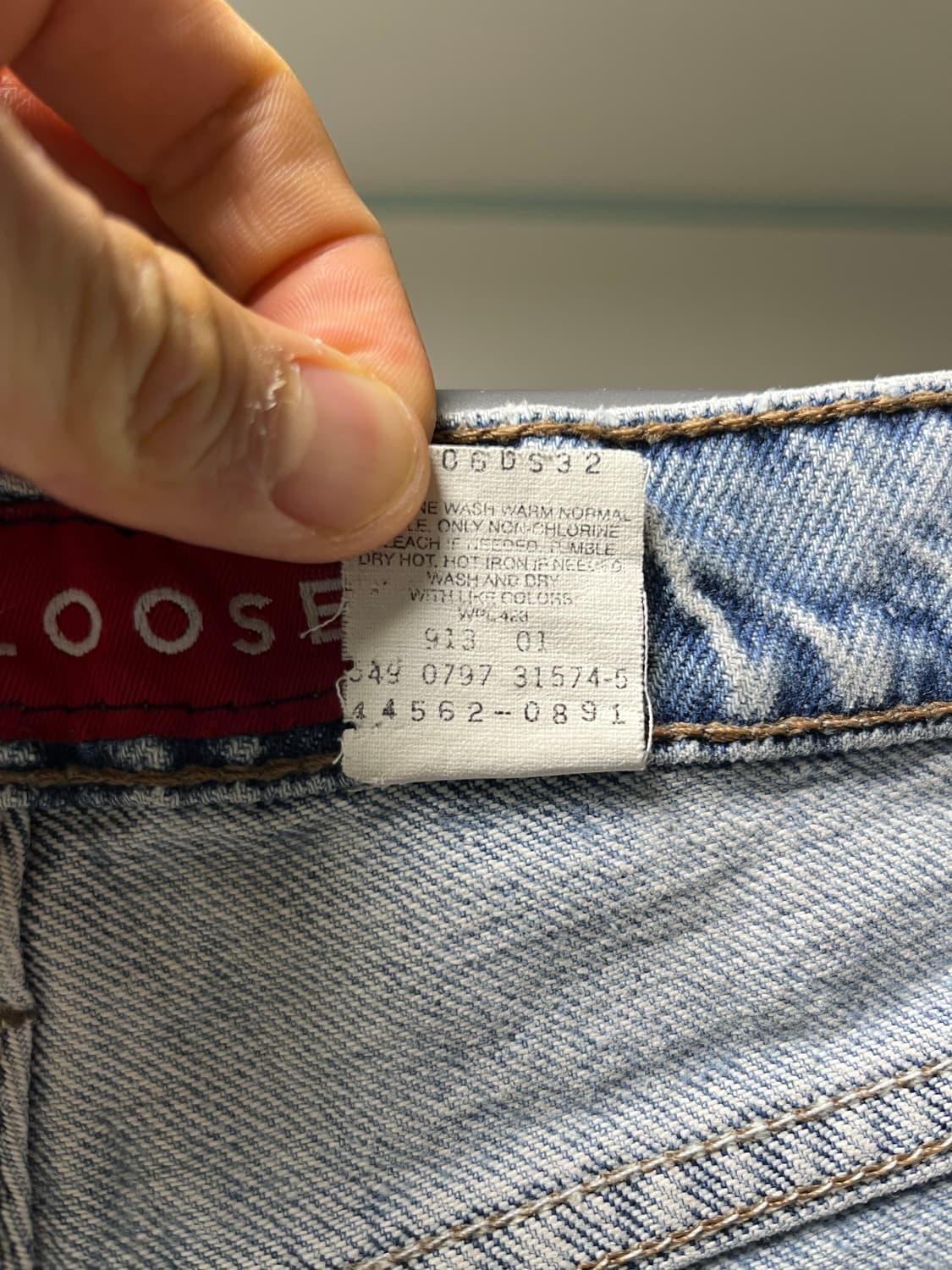 90s 리바이스 실버탭 루즈  (34/30) 상품이미지4