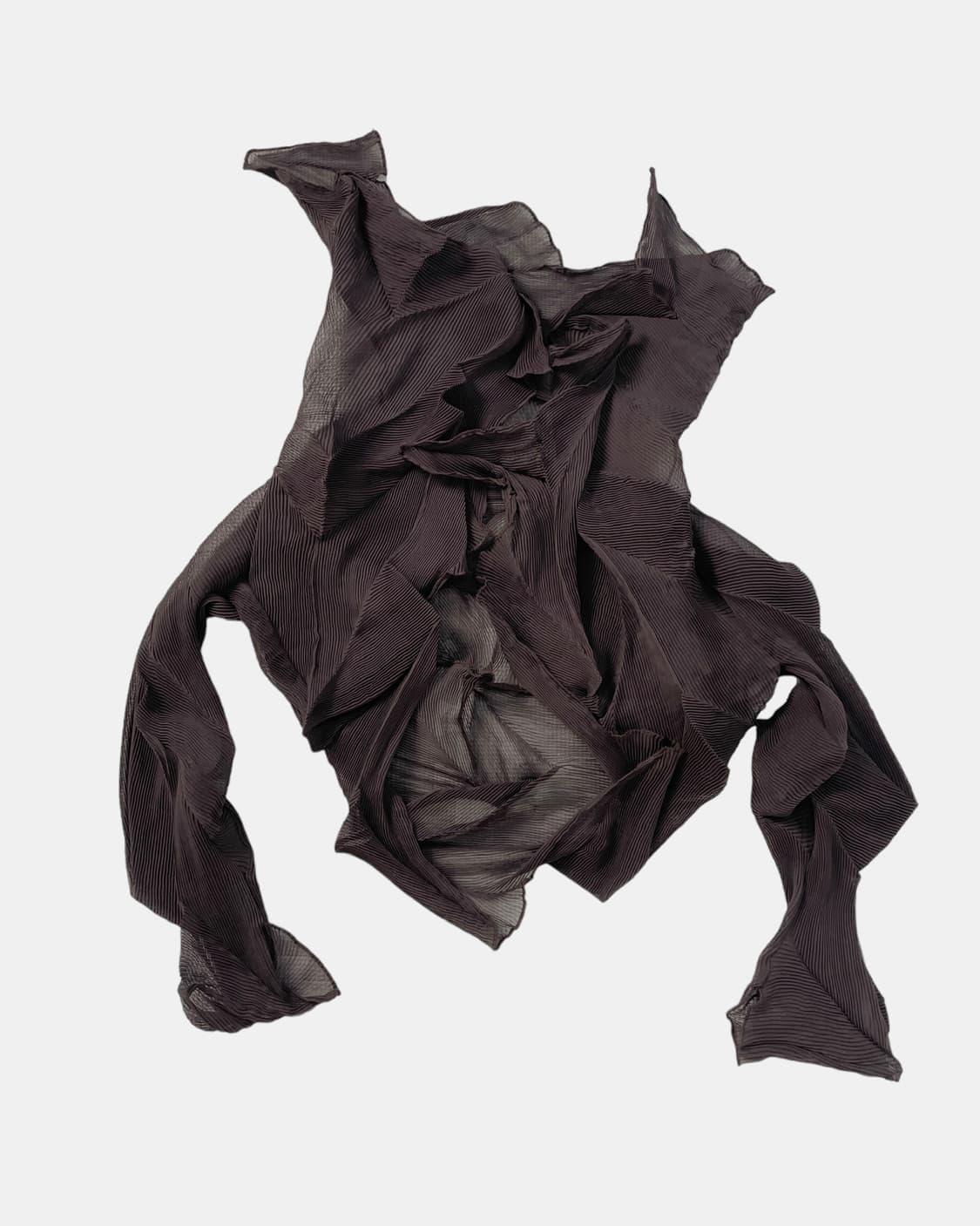 vintage solid drape pleats 상품이미지2