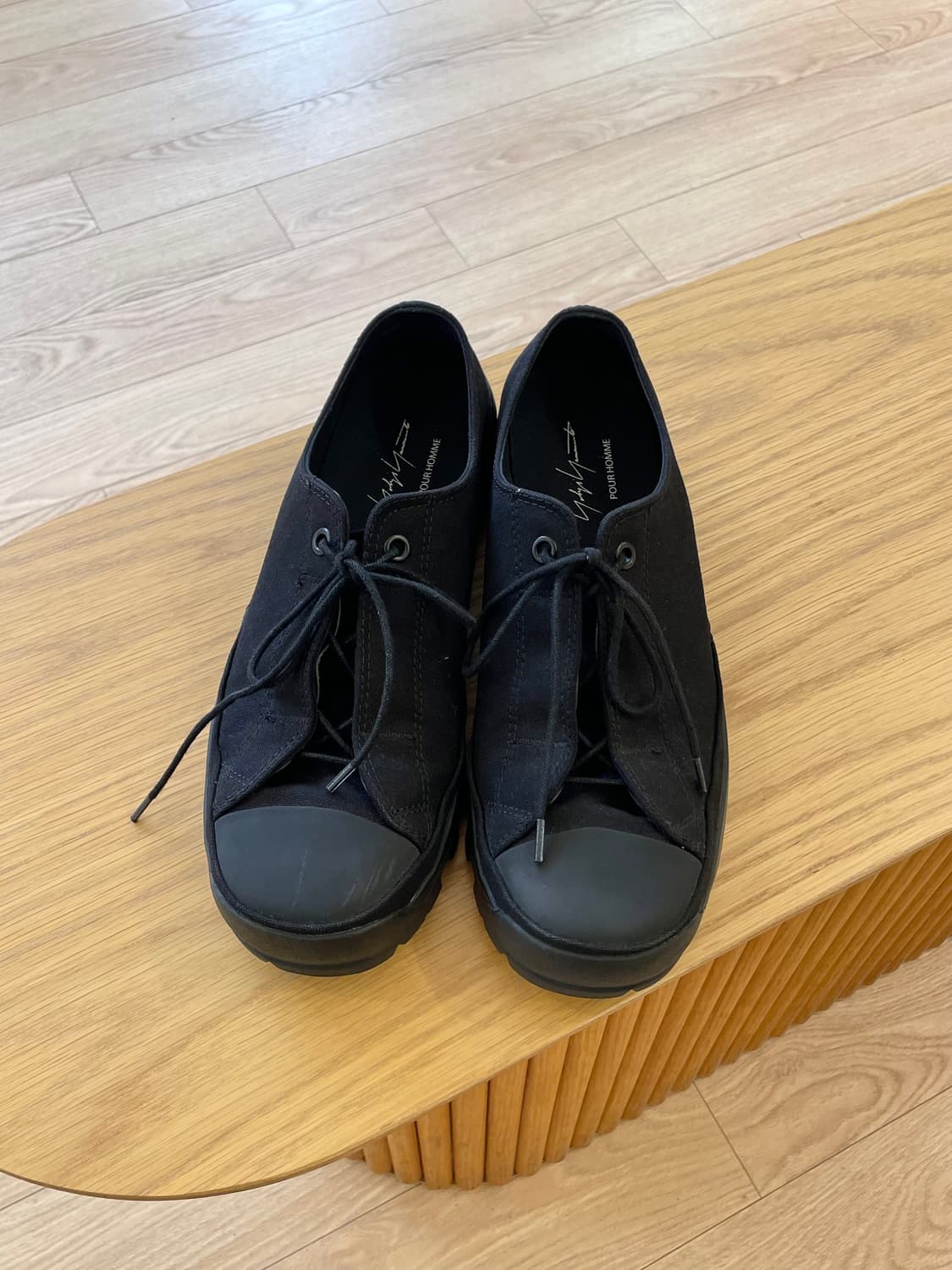 요지야마모토 뿌르옴므 cambus fly front low cut 상품이미지2