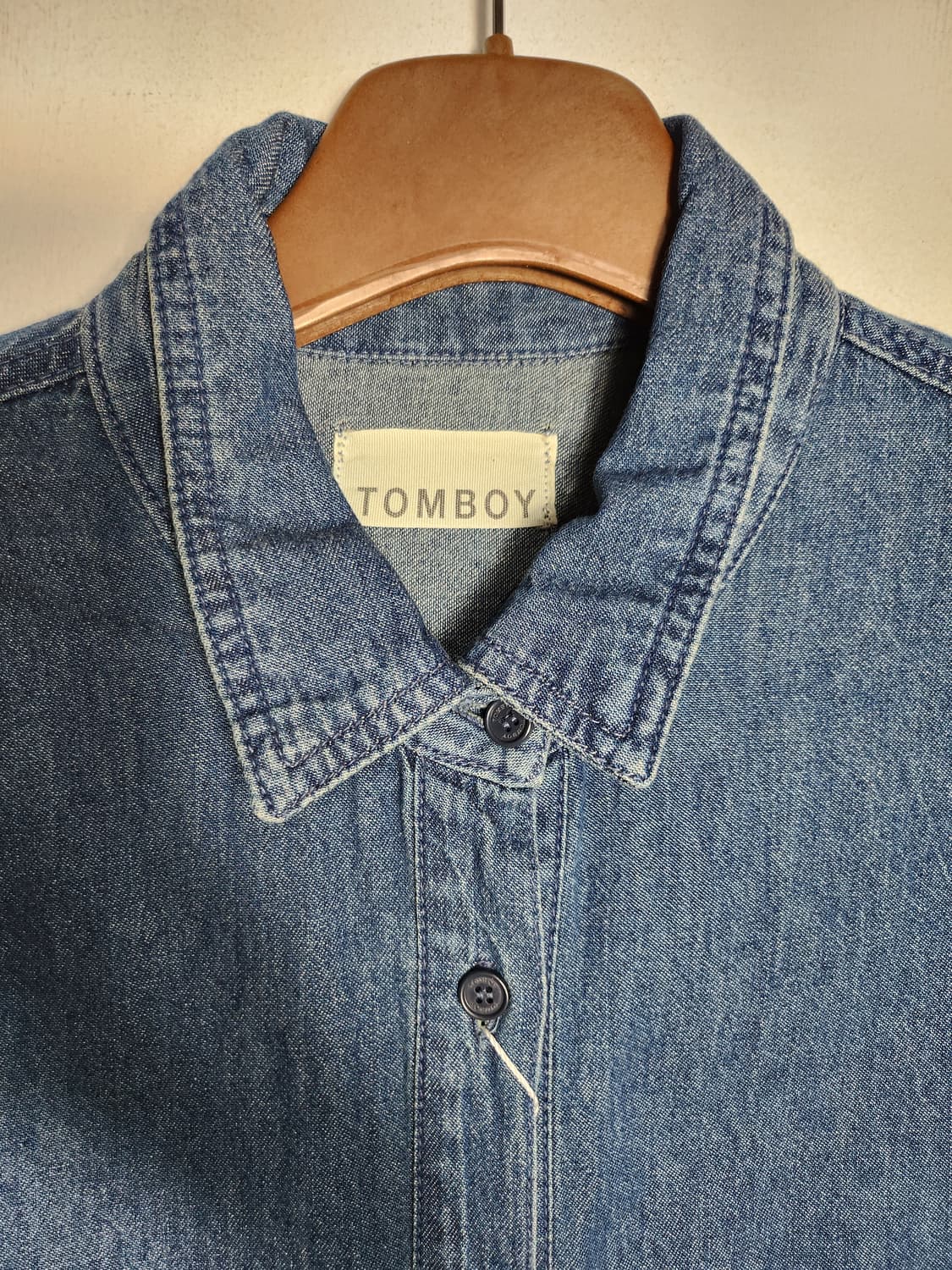 톰보이 데님 셔츠 상품이미지3