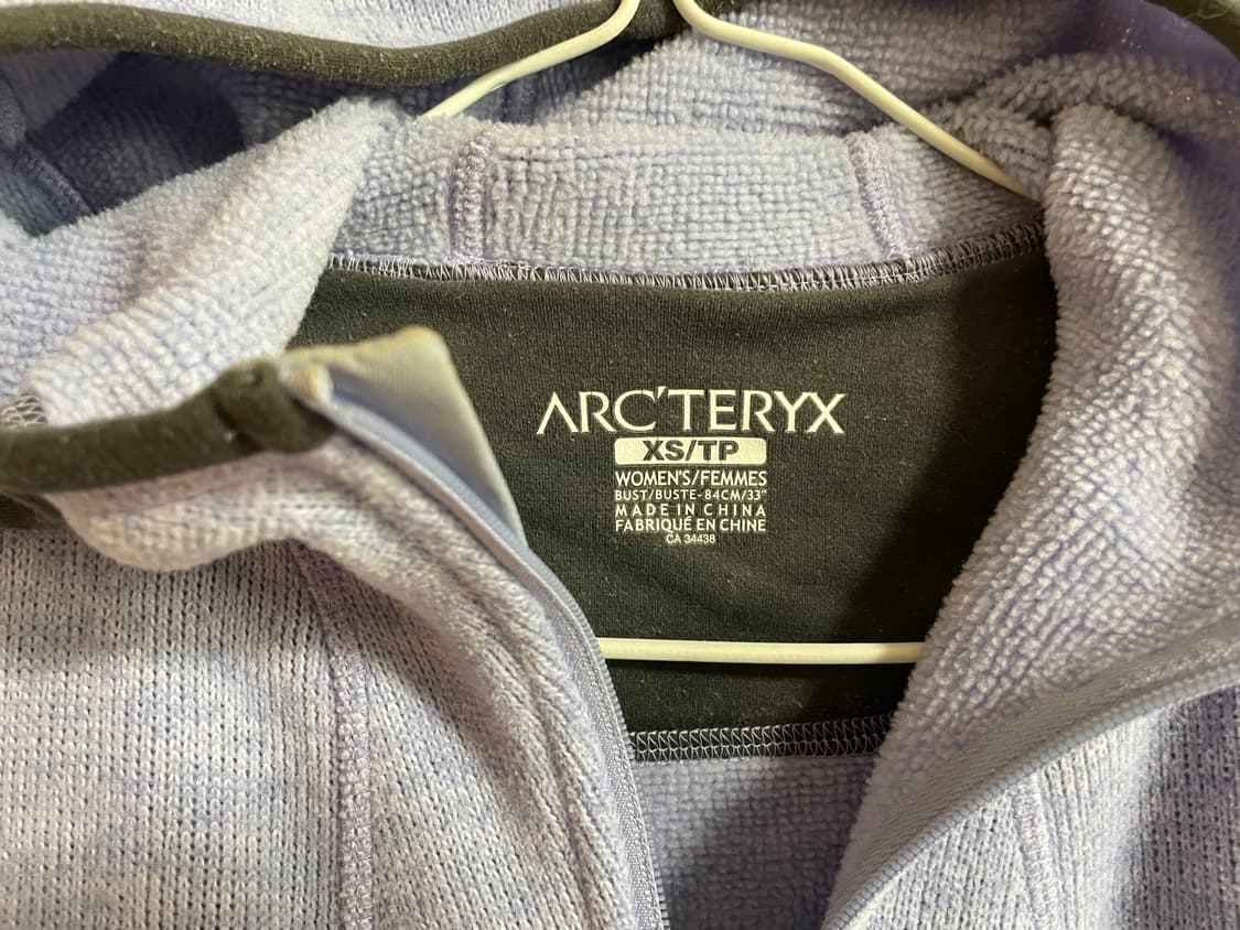 아크테릭스 후드집업 여성xs 상품이미지3