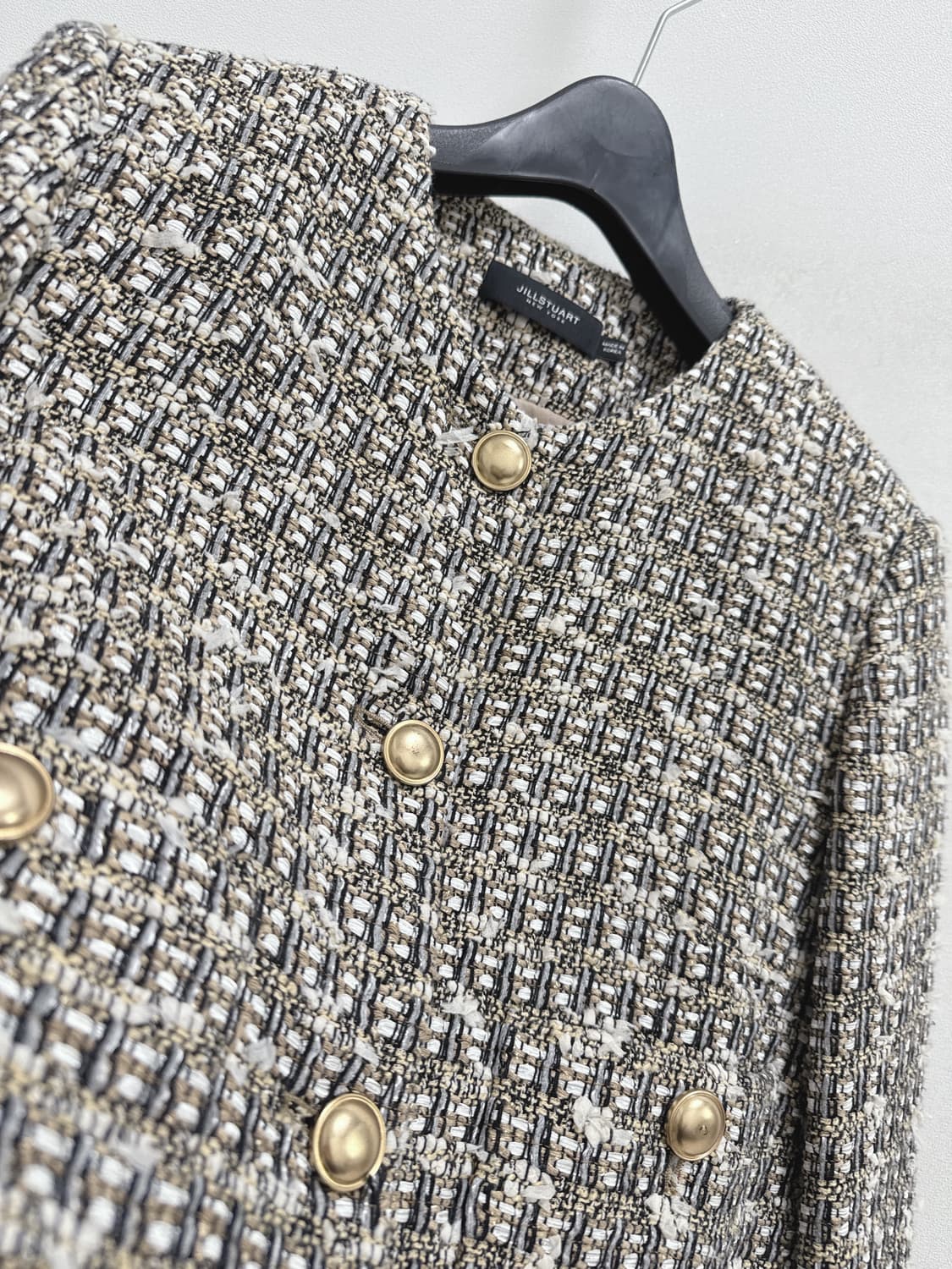 질스튜어트 칼라리스 트위드 자켓  상품이미지4