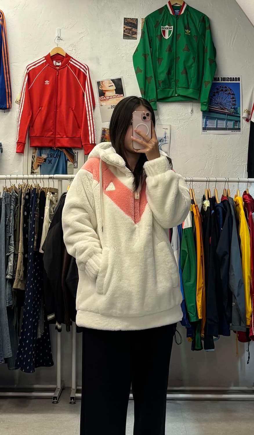 르꼬끄 스튜디오 퍼 아노락 후드 S - M  상품이미지1