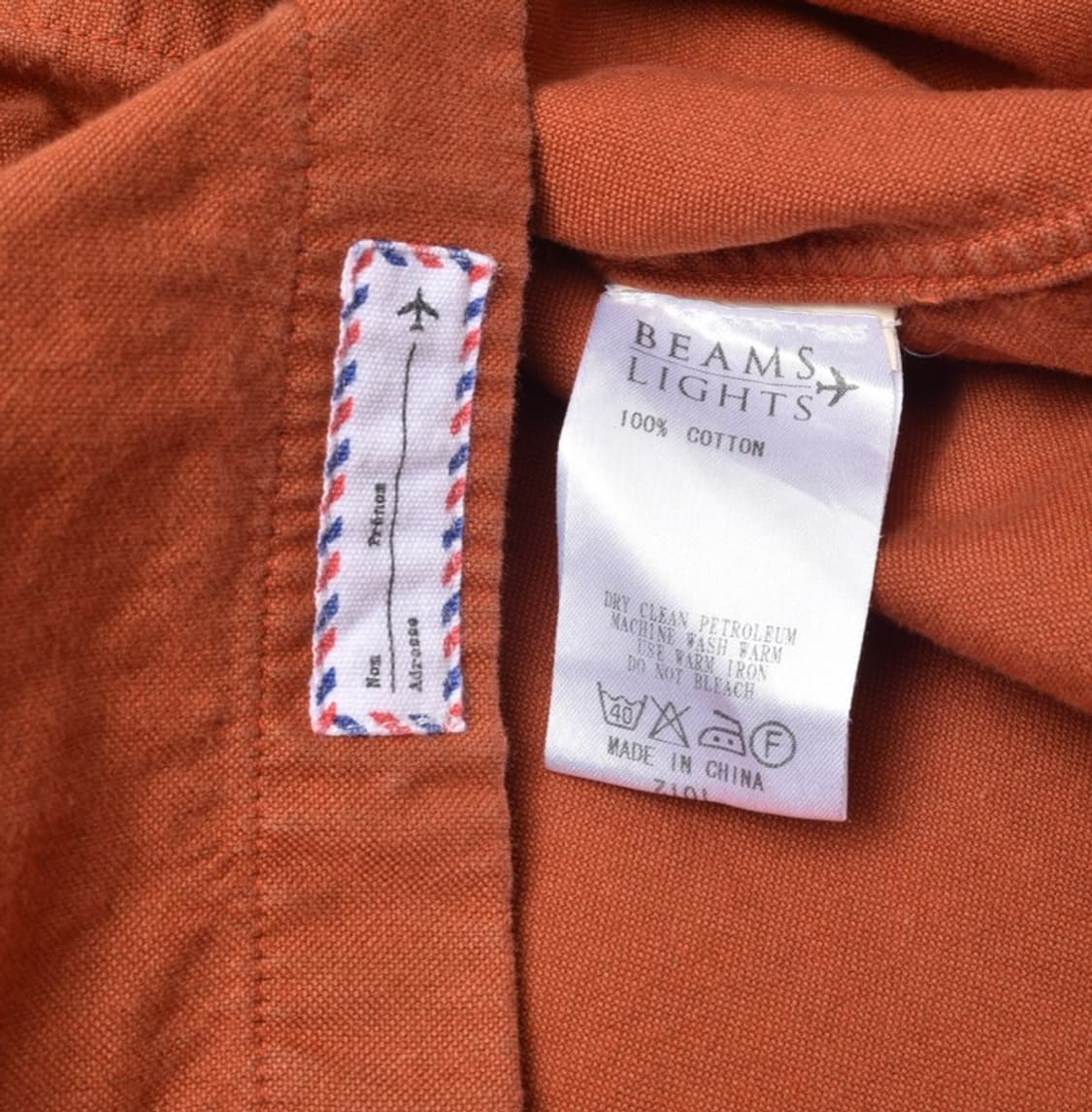  빔즈 라이트 100% 코튼 카라 셔츠 남방 L M25050627 상품이미지6