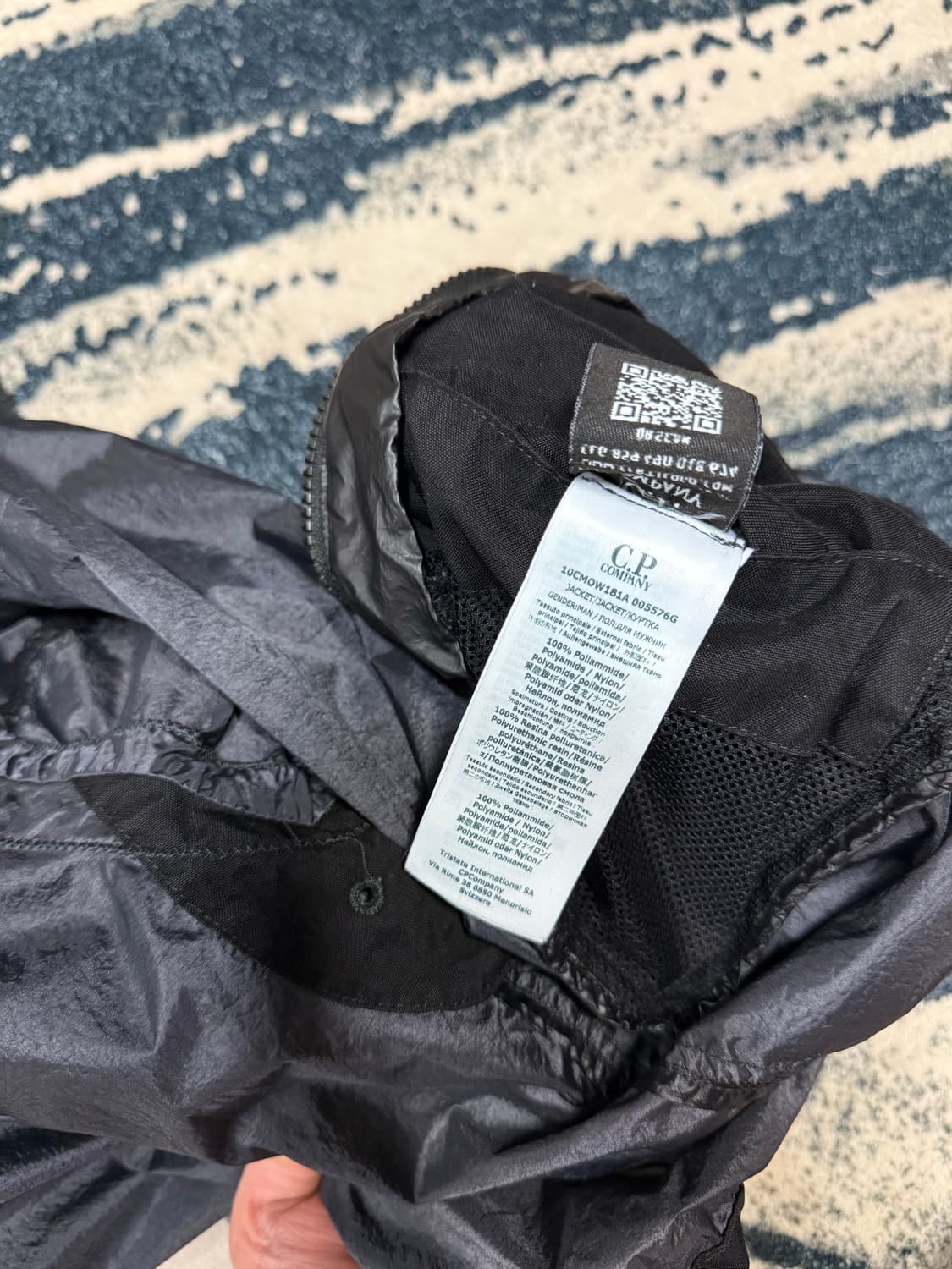 cp컴퍼니 레더 바람막이 자켓 50사이즈 상품이미지4