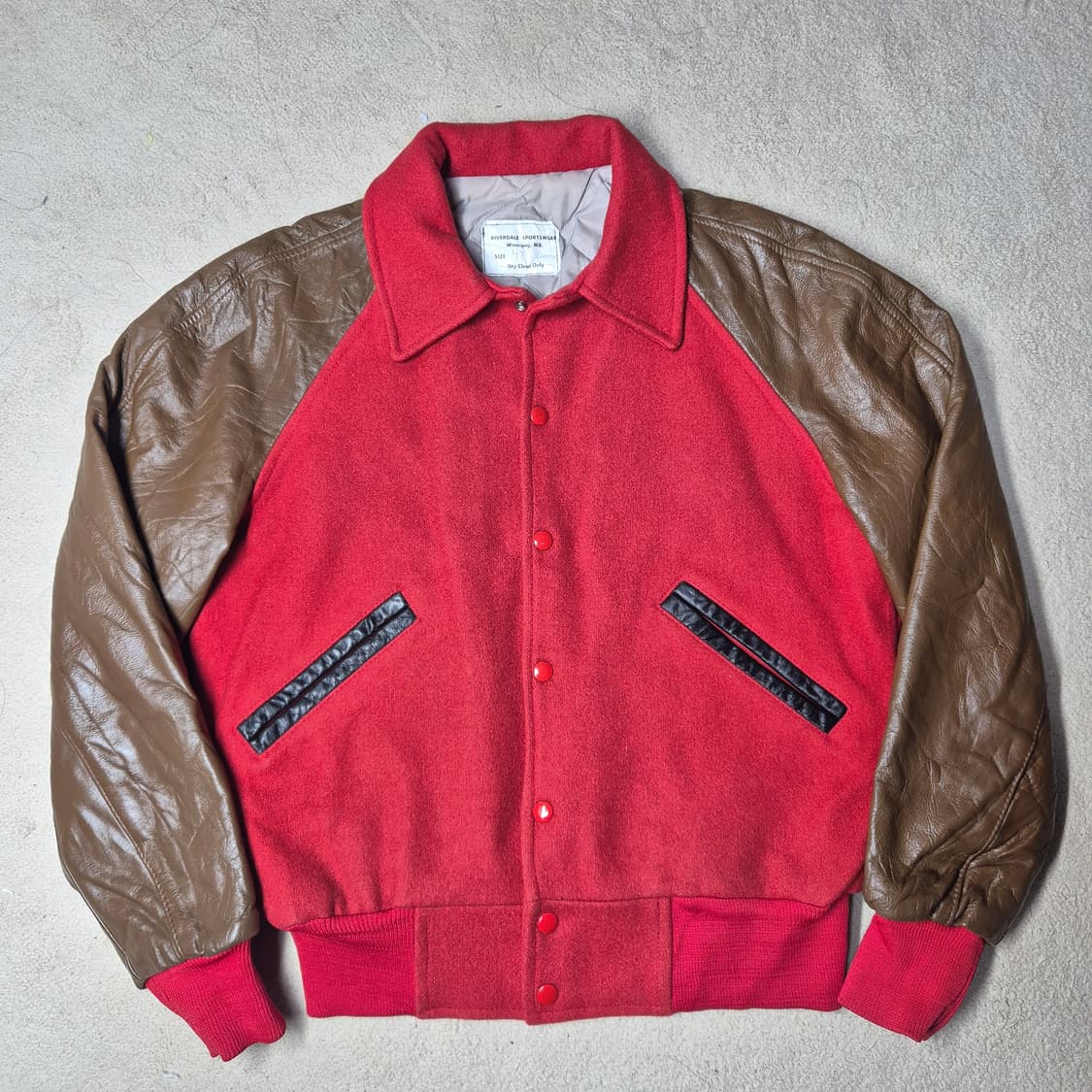 빈티지 바시티 자켓 상품이미지1