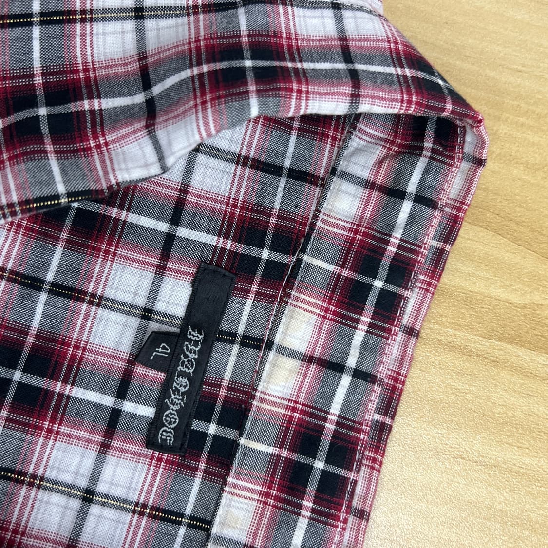 00's JPN VTG 빈티지 패치워크 체크 셔츠 3XL 상품이미지9