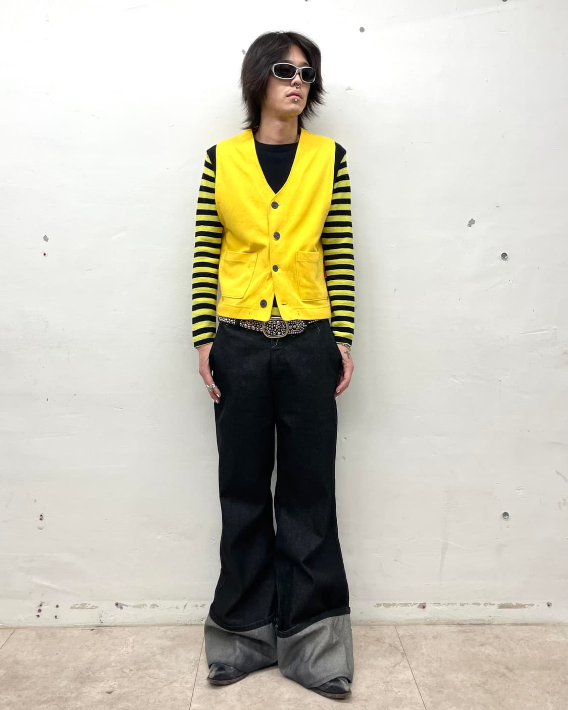 Union Jack Yellow Cotton Vest 상품이미지5