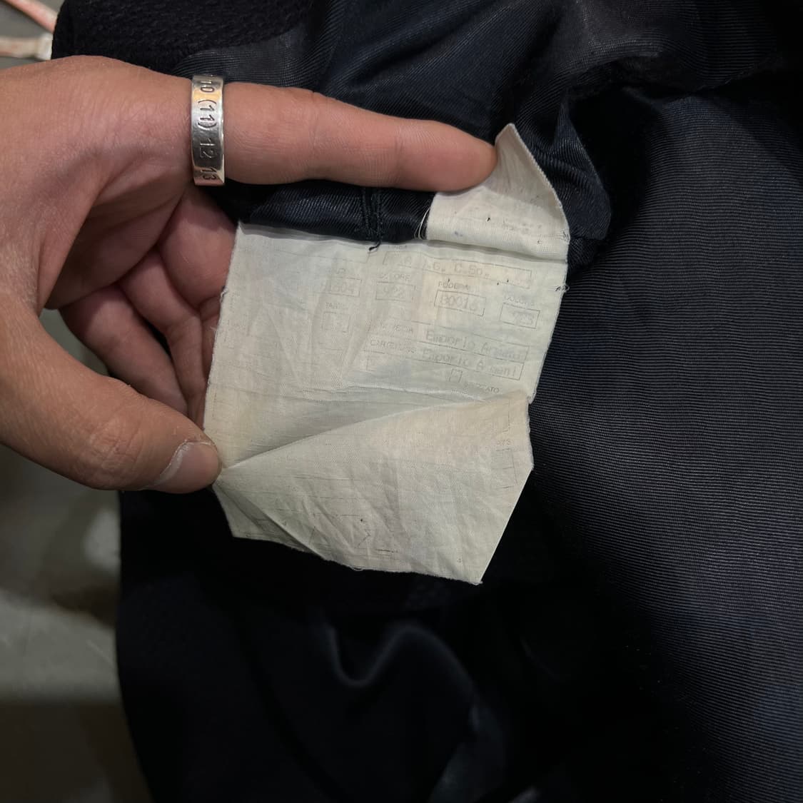  엠포리오 아르마니 히든버튼 코트 y14382 상품이미지8