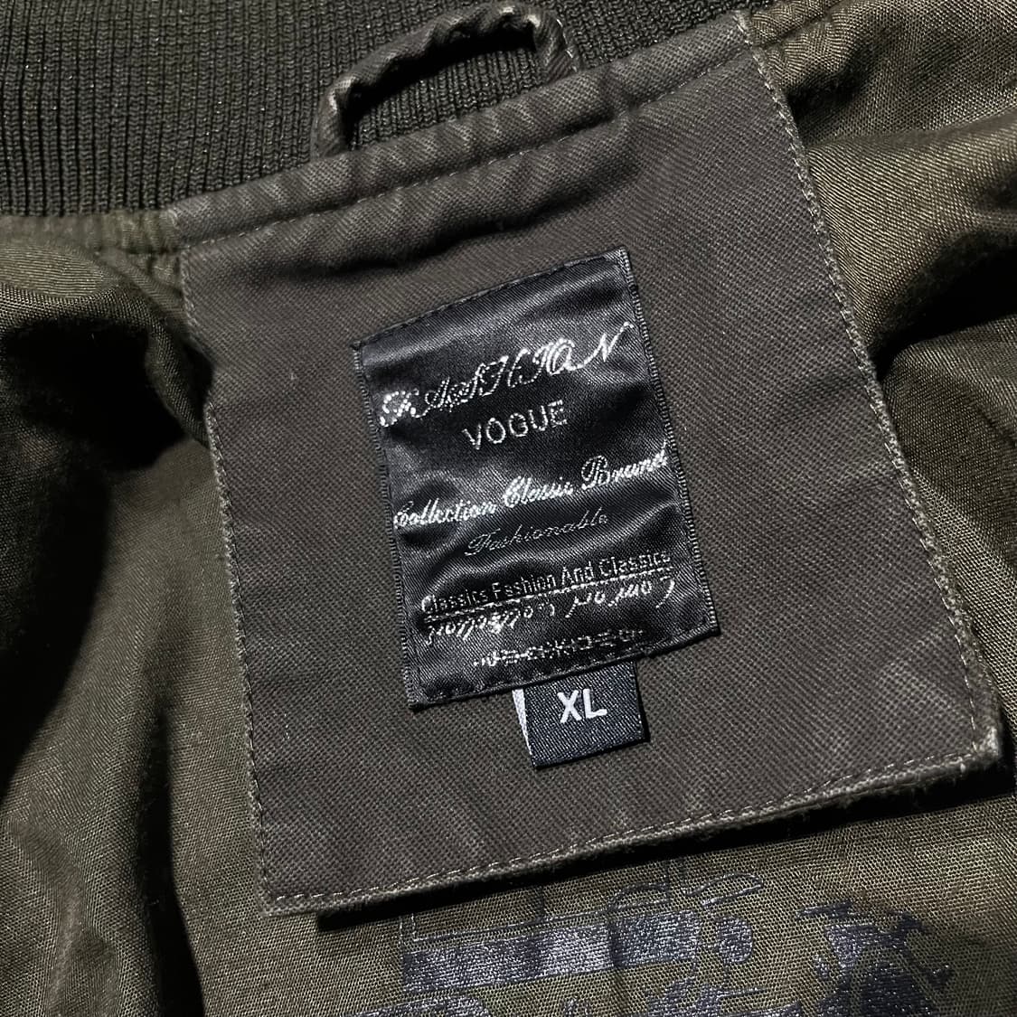 빈티지 밀리터리 봄버 자켓 상품이미지6