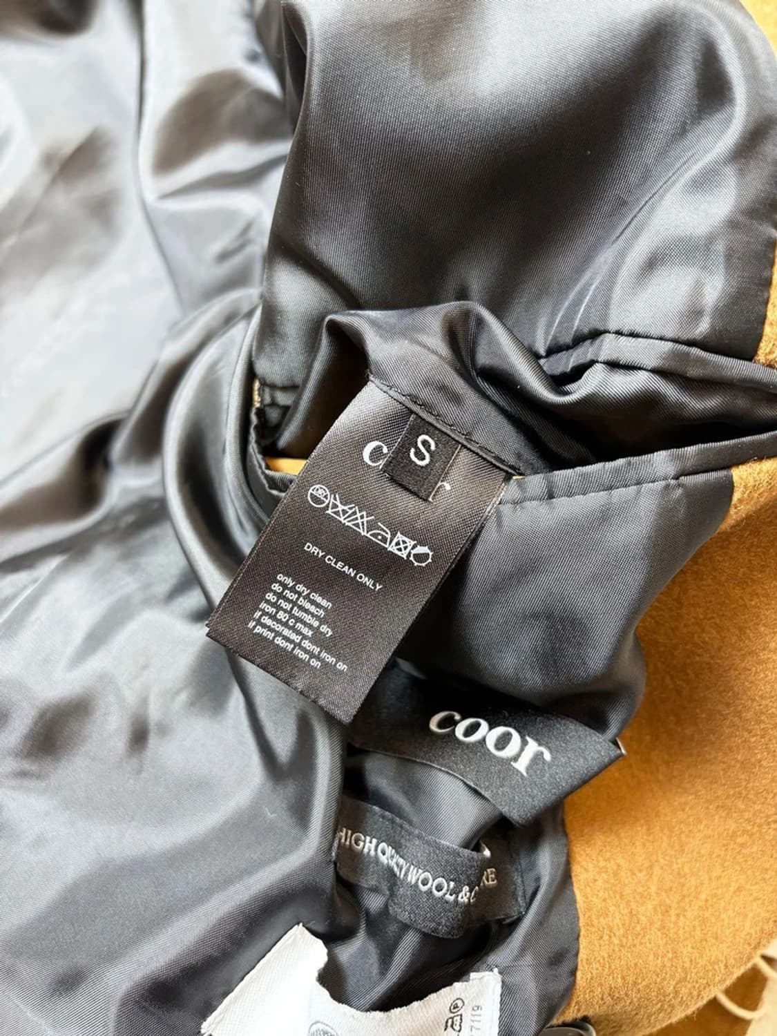 쿠어 COOR 캐시미어 블렌드 더블 롱 코트 PN6531 상품이미지8